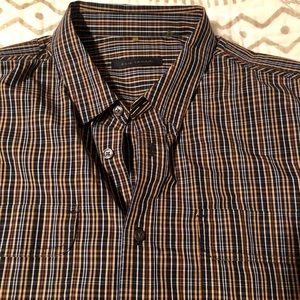Elie Tahari striped button up